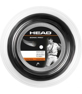 BOBINA DE CORDAJE HEAD SONIC PRO BLACK 200mts | Sertenis