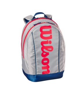 MOCHILA WILSON JUNIOR LIGHT GREY/RED BL | Sertenis