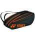 RAQUETERO YONEX TEAM NEGRO 6R NEGRO/NARANJA 2023 | Sertenis
