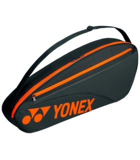 RAQUETERO YONEX TEAM 3R NEGRO/NARANJA 2023 | Sertenis