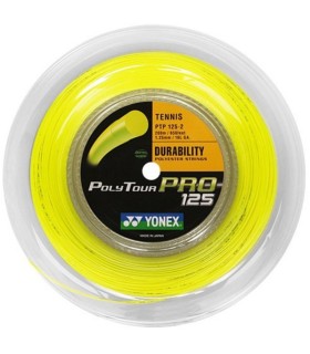 BOBINA CORDAJE YONEX POLY TOUR PRO AMARILLO 200M | Sertenis