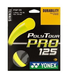 SET CORDAJE YONEX POLY TOUR PRO AMARILLO 12M | Sertenis