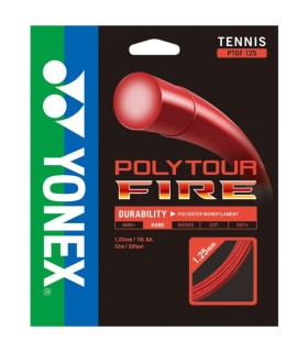 SET CORDAJE YONEX POLY TOUR FIRE RED 12M | Sertenis