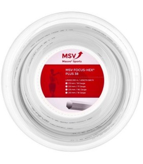 BOBINA DE CORDAJE MSV HEX PLUS 38 BLANCO 200M | Sertenis