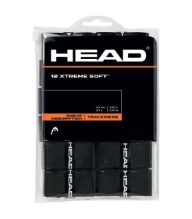 OVERGRIP HEAD XTREME SOFT BLACK X 12 | Sertenis