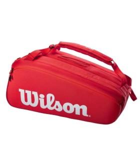 RAQUETERO WILSON SUPER TOUR 15R ROJO | Sertenis