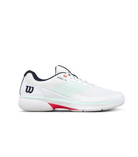 ZAPATILLAS WILSON RUSH LITE 5 WHITE/BAY/FIERY CORAL