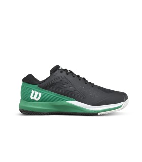 ZAPATILLA WILSON RUSH PRO ACE CLAY BLACK/BOSPHORUS/WHITE