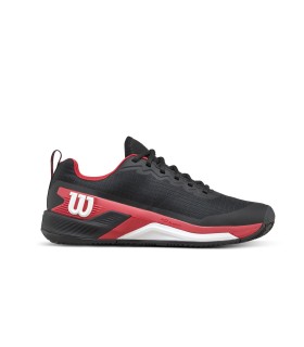 ZAPATILLA WILSON RUSH PRO 4.5 CLAY BLACK/INFRARED/WHITE