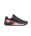 ZAPATILLA WILSON RUSH PRO 4.5 CLAY BLACK/INFRARED/WHITE